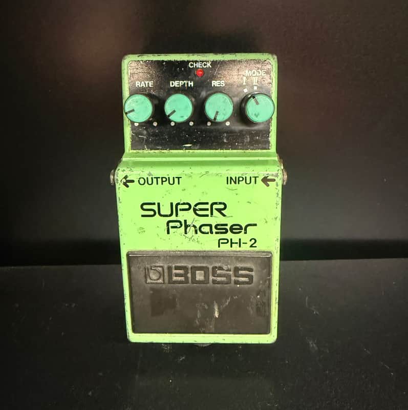Boss PH-2 Super Phaser (Black Label) 1984 - 1988 - Green image 1