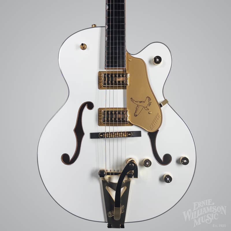 Synchromatic™ Falcon™ Hollow Body Single-Cut with Bigsby®, Ebony Fingerboard, Snowcrest White