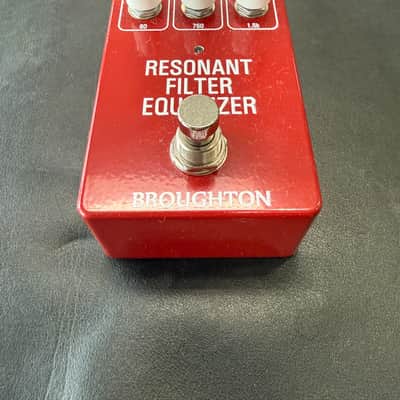 Broughton Audio Resonant Filter Equalizer Pedal 2024 - Present - Red- pre owned image 2