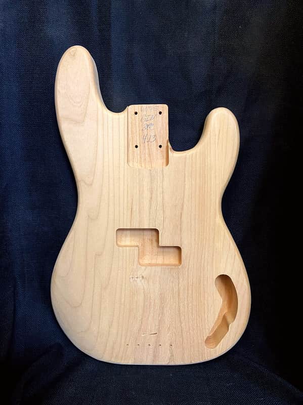 Guitar Mill P-Style Bass Body / Ultra Light Alder / 4 lbs. 13 oz. (#GIN-4075) image 1