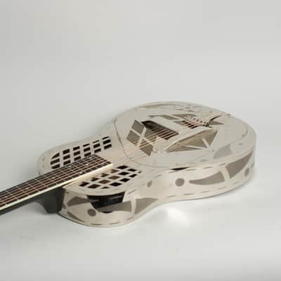 National  Tricone Exploding Palm Tree Resophonic Guitar (1937), ser. #A-2909 image 7