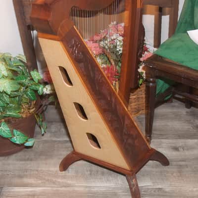 Roosebeck Woodlands Harp 26-Strings w/ Chelby Levers + Learn to Play Book image 5