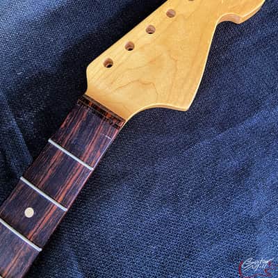 Guitar Mill Jag/Stang-Style Replacement Neck / 2 pc. Maple & Indian Rosewood / 24" Scale Length! / Classic C / Gloss / Closet Clean (#GIN-3898) image 1