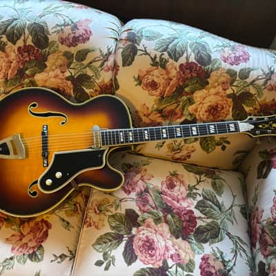 Sam Koontz Dual F Hole Cutaway 18” SK-1 1970’s - Sunburst image 1