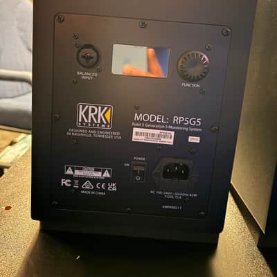 KRK RP-5 Rokit G5 5" Active Studio Monitors - Black - Pair image 5