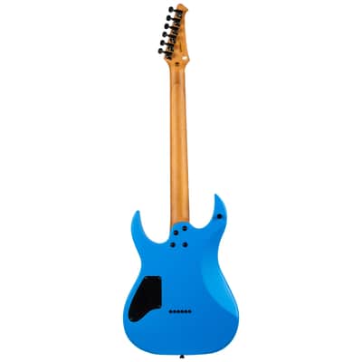 Spira S-400 MBL Electric Guitar, Satin Blue image 4