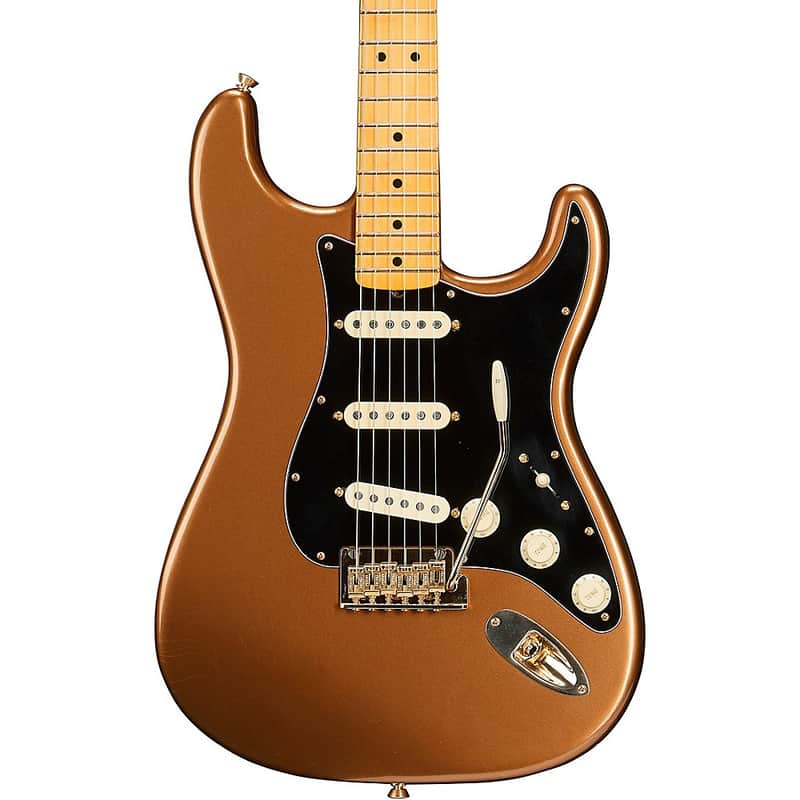 Fender Bruno Mars Stratocaster Electric Guitar Regular Mars Mocha image 1