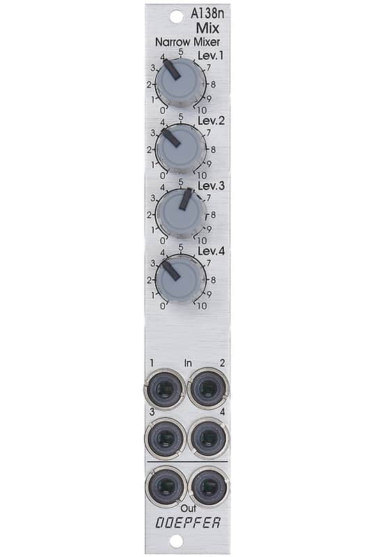 Doepfer A-138n narrow mixer eurorack module image 1