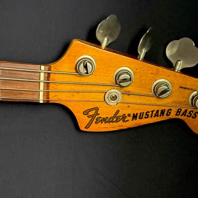 Fender BASSO MUSTANG 1975 - BIANCO LATTE image 7