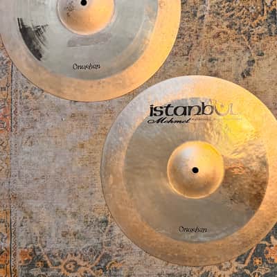 ISTANBUL Mehmet Brilliant Sand Blasted Paper Thin Hihats 16” 1069 1078 g LIGHT RESPONSIVE SMOOTH image 4
