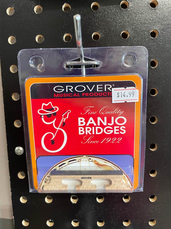 Grover 5-String Banjo Bridge Natural image 1
