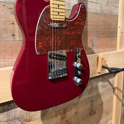Fender American Deluxe Telecaster Ash with Maple Fretboard - 2011 - Wine Transparent image 2