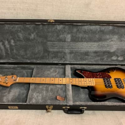 2012 Fender Pawn Shop Reverse Jaguar 32” Scale Bass Sunburst Upgraded Active Electronics & Coil Tap + TKL Case image 2