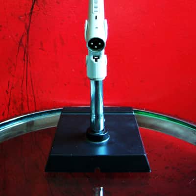 Vintage 1996 Electro-Voice RE10 Supercardioid Dynamic Microphone Low Z w mic clip & Atlas DS-2 desk stand RE11 RE15 RE16 RE18 Stevie Nicks # 4 image 11