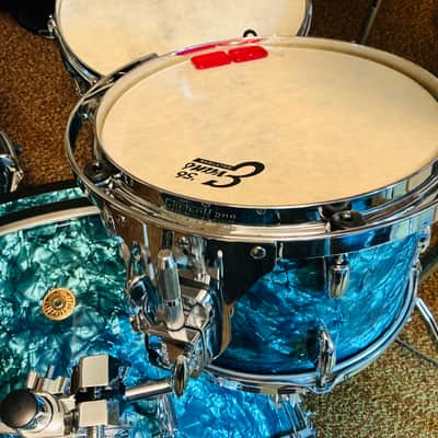 Gretsch Broadcaster 2023 - Turquoise Pearl Nitron-4 piece kit!~ image 5