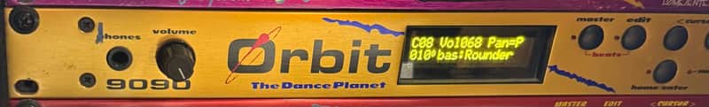 E-MU Systems Orbit 9090 V2 'The Dance Planet' Rackmount 32-Voice Synthesizer 1996 - Yellow image 1