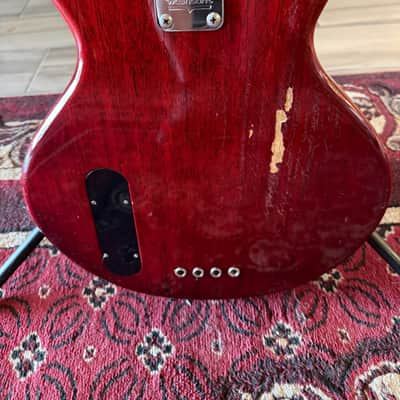 Washburn 1980 SB4R Wing Series Scavenger 4-String Electric Bass Guitar w/Gig Bag (USED) image 10