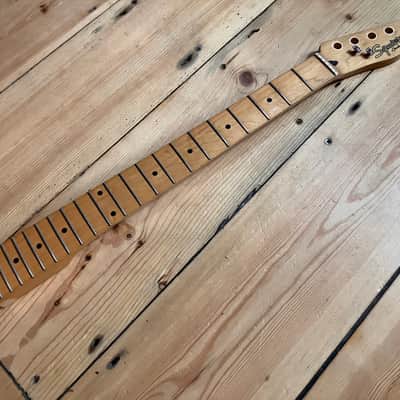 Fender Squier Telecaster Custom Tele Electric Guitar Neck 2003 22 Fret Maple image 1