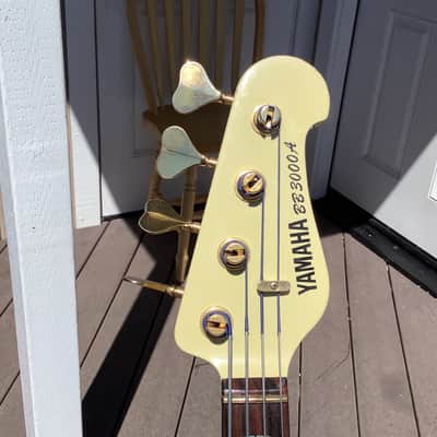 Yamaha BB3000A 1986 Cream White Active MIJ Bass Guitar image 4