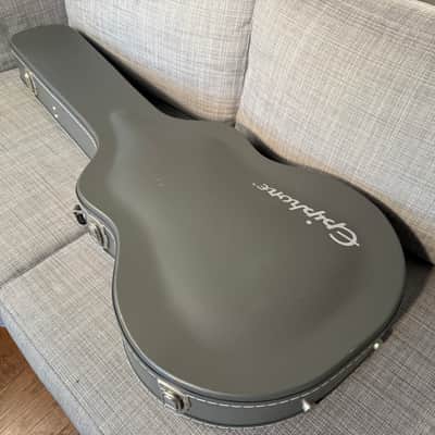 Epiphone Casino Peerless Korea Reissue 2001 Ebony Black with USA Case and Klusons image 6