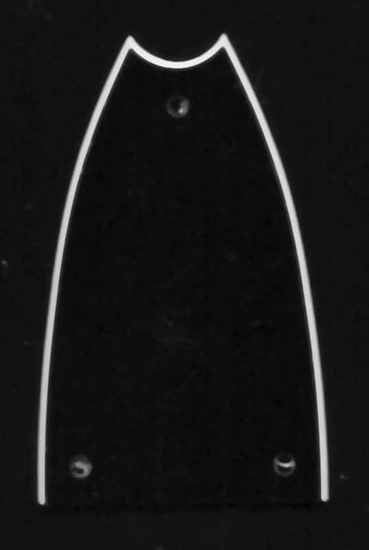 Epiphone 2-ply 3-Screw Short Non-Logo Scallop Top Truss Rod Cover for Guitar Bass image 1
