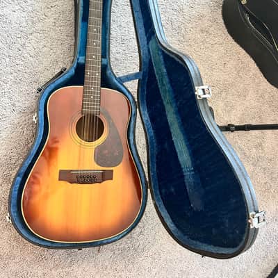 Washburn 12-String Dreadnought Acoustic Sunburst w/ Hard Case image 1
