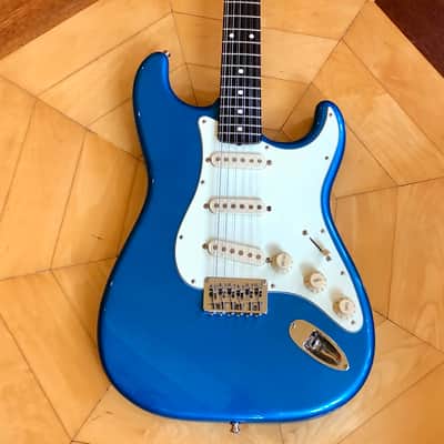 100% original 2004/05 Fender Stratocaster XII ST-12 12 String Electric Guitar Rosewood Blue image 1