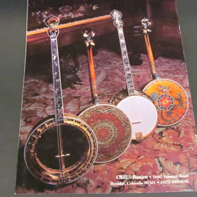 Ome Banjo 1994 Dealer Catalog/Price List Complete Pkg Juggernaut etc image 2