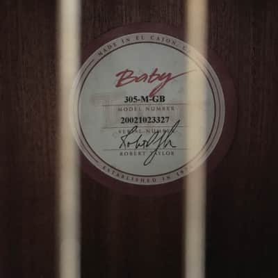 Taylor 305-M-GB Baby Taylor circa 2003 Mahogany image 8