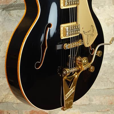 GRETSCH G7593 Black Falcon with Bigsby - Made in Japan 2003 - Black image 2