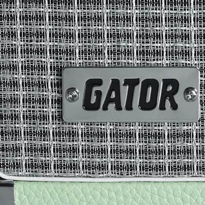 Gator - GR-RETRORACK-4SG - Vintage Amp Vibe Rack Case - 4U - Seafoam Green image 11