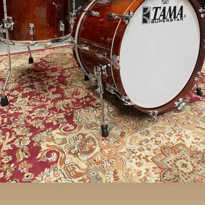 Tama 50th Limited Superstar Reissue 4pc Shell Pack Super Mahogany image 4