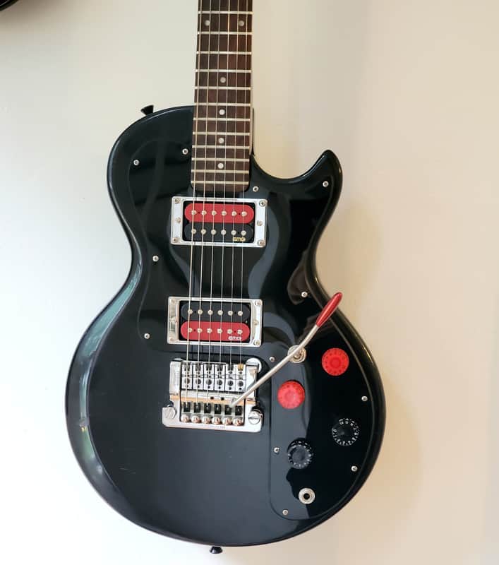 1983 Gibson Sonex 180 Deluxe Ebony Black w/ Kahler (Locking Trem) & EMG PUPs Made In USA image 1