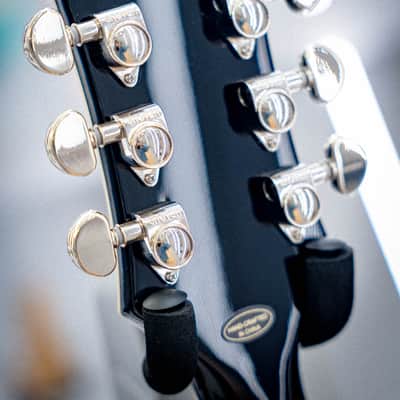 Epiphone Les Paul Custom Bats in Flight Transparent Ebony Burst image 8
