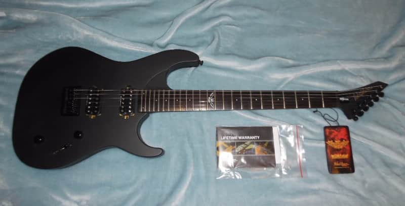 Washburn Parallaxe -Guitars4cancer- PXS Reverse headstock 14 Charcoal Flat Buzz Feiten tuning system image 1