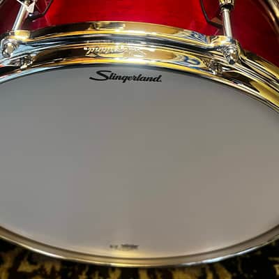 Slingerland 6.5" x 14" Studio King Snare Drum - Royal Crimson Lacquer image 6