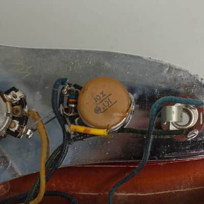 Fender Jaguar Solid Body Electric Guitar (1966), ser. #172774, original black tolex hard shell case. image 18