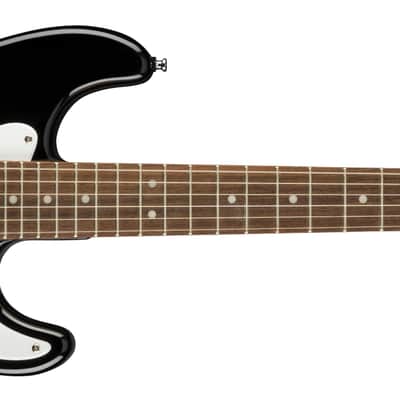 NEW Squier Mini Stratocaster V2 with Laurel Fretboard - Black, Great Guitar For Your Little Shredder! Ships Ultra Fast! image 2