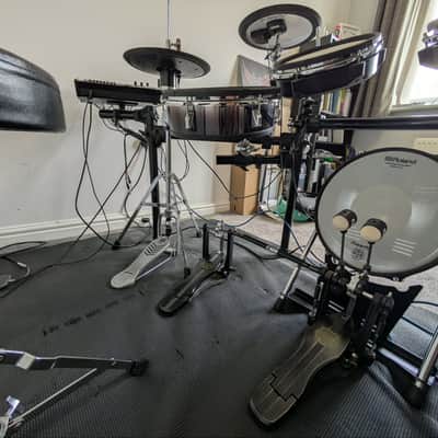 Roland TD-30K V-Drum Kit with Mesh Pads 2010s - Black image 3