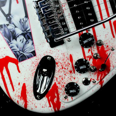 Custom Painted and Upgraded 2024 Fender Squier Strat With Matching Headstock image 10