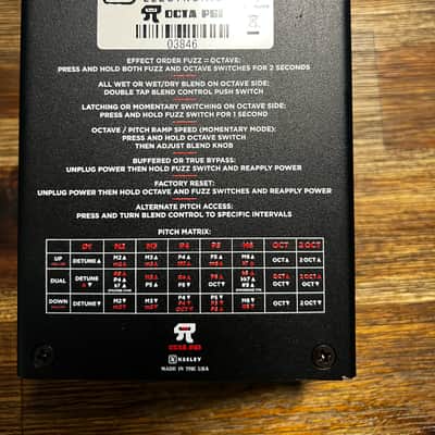 Keeley Octa Psi Transfigurating Fuzz 2024 Black image 5