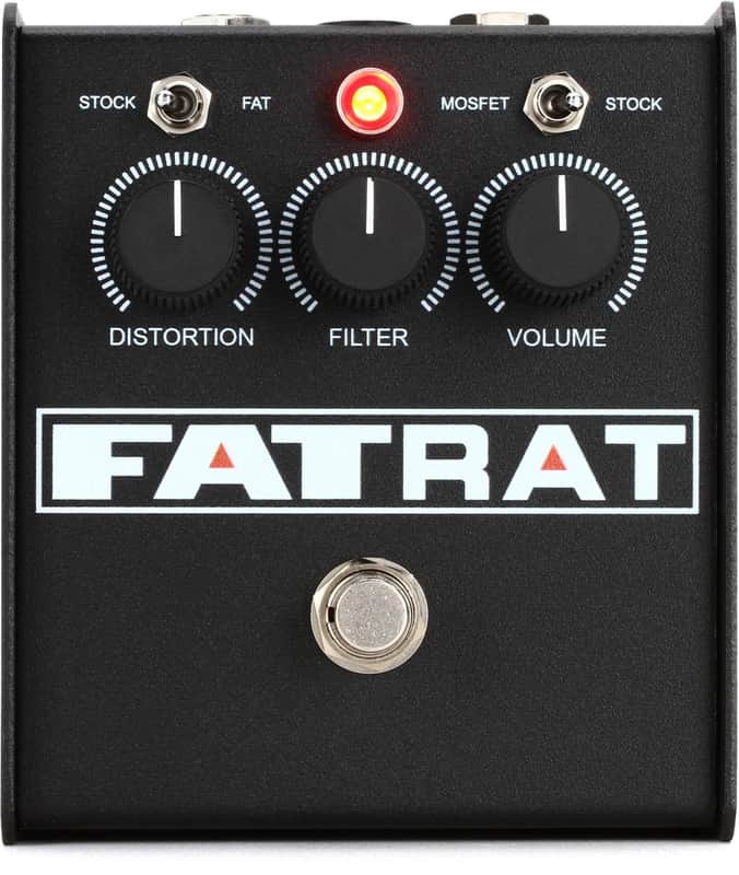 Pro Co Sound FATRAT Distortion Pedal with Selectable MOSFET Clipping and Thick Boost Distortion image 1