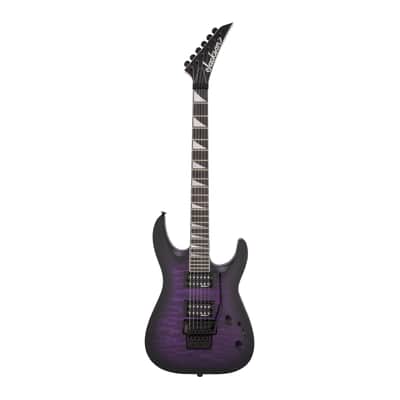 Jackson JS Series Dinky Arch Top JS32Q DKA 6-String, Amaranth Fingerboard, Poplar Body, and Bolt-On Maple Neck Electric Guitar (Right-Handed, Transparent Purple Burst) image 1