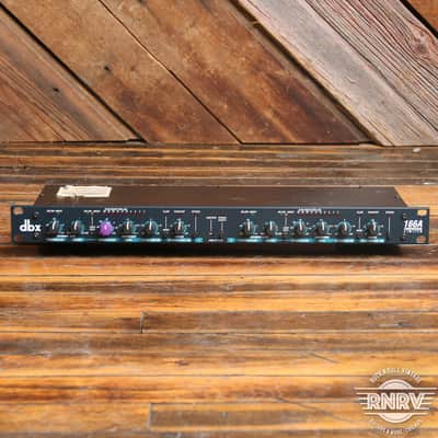 DBX 166A 2-Channel Compressor/Limiter 2010s - Black image 1