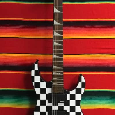 Jackson X Series Soloist SLX DX Checkered Past 2022 - Black/White Checker image 3