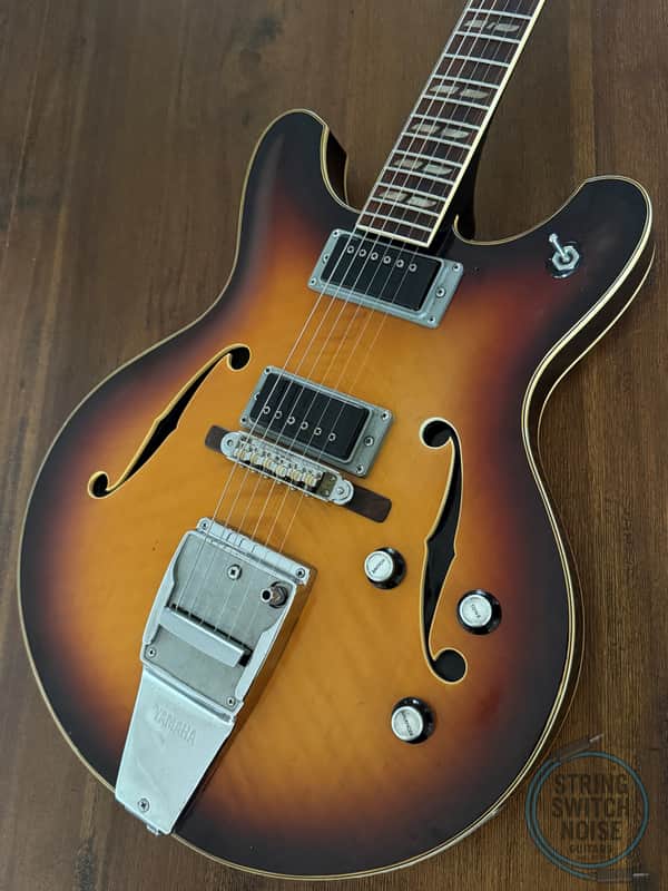 Yamaha SA50, Hollow Body Guitar, Sunburst, 1967, Made in Japan - Very Good