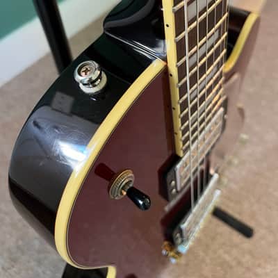 DeArmond M-77 2001 Electric Guitar - Wine Red image 4