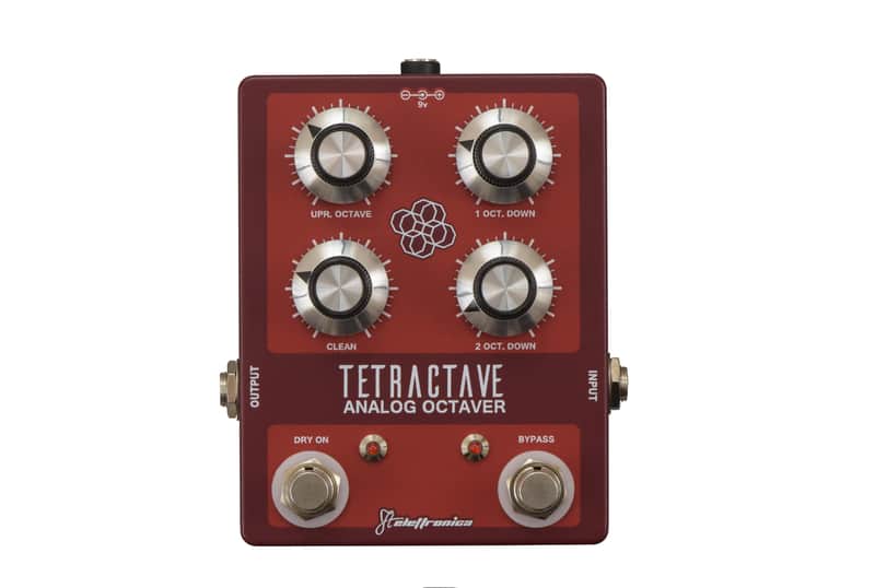 FTelettronica Tetractave Analog Octaver Red / Bordeaux image 1