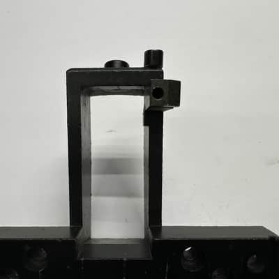 Original Vintage USA Steinberger Guitar BASE PLATE ONLY for R-Trem Trans-Trem Tremolo Bridge 1980s Black image 6