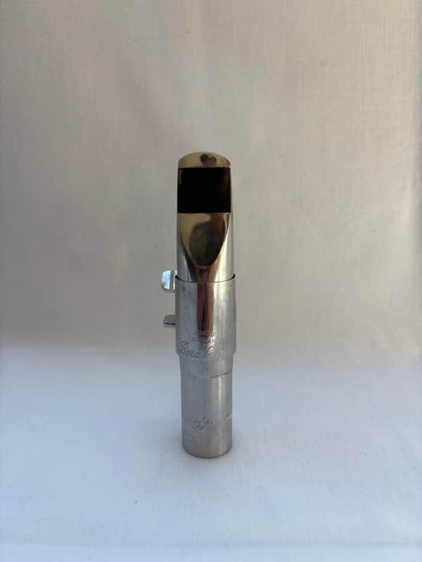 Berg Larsen Vintage ”Offset” 1960s 130/1/SMS  Tenor Sax Mouthpiece w/ Cap & Ligature imagen 1